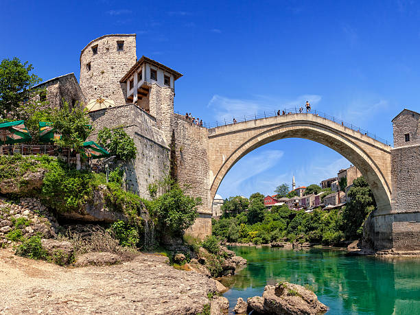 istock Famous Old Bridge in Mostar 505700417