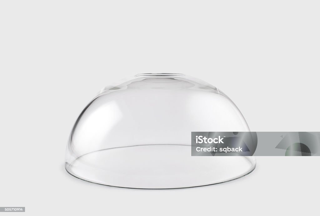 Empty transparent glass dome Empty transparent glass dome with clipping path Architectural Dome Stock Photo