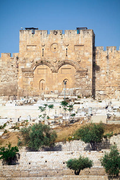 istock Golden gate of Jerusalem. 505713366