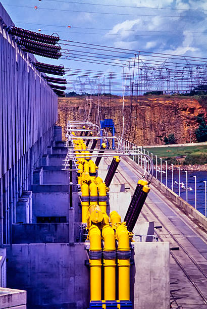 istock Electric Power Trasformer Line 505713684