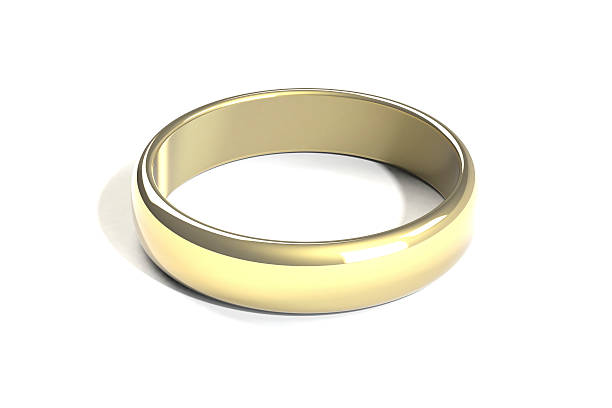 istock Gold Ring, Jewelry, White Background 505714070