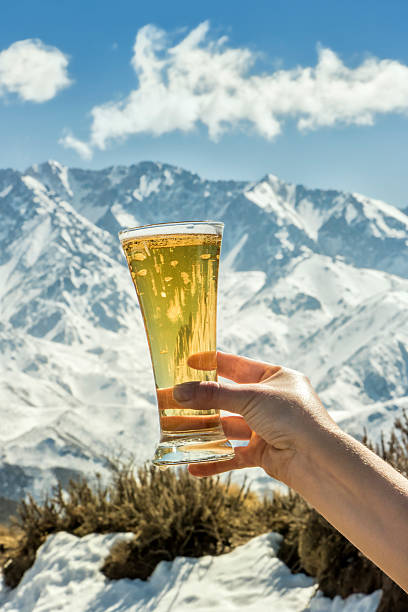 istock Raise one's glass with beer 505716128