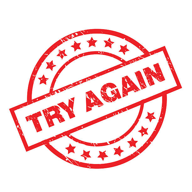 Try Again Label Stock Illustration - Download Image Now - Try - Scoring,  Rubber Stamp, Circle - iStock