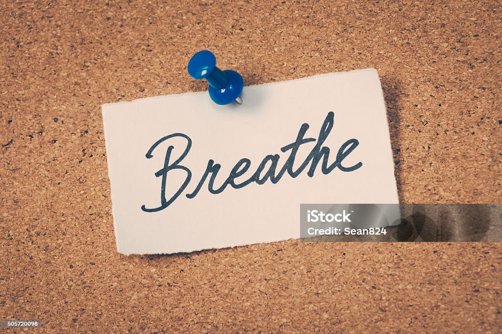 Breathe Breathing Exercise Stock Photo