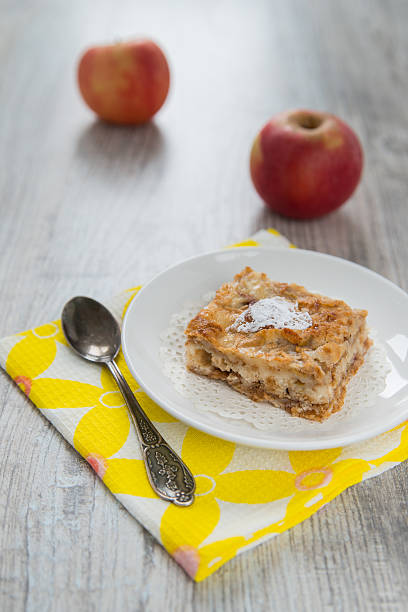 istock Piece of an apple pie 505721468