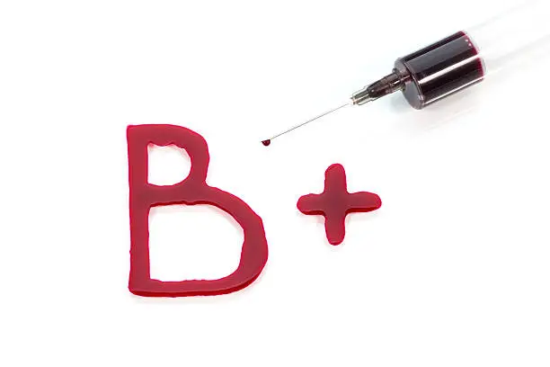 Photo of B+ blood group
