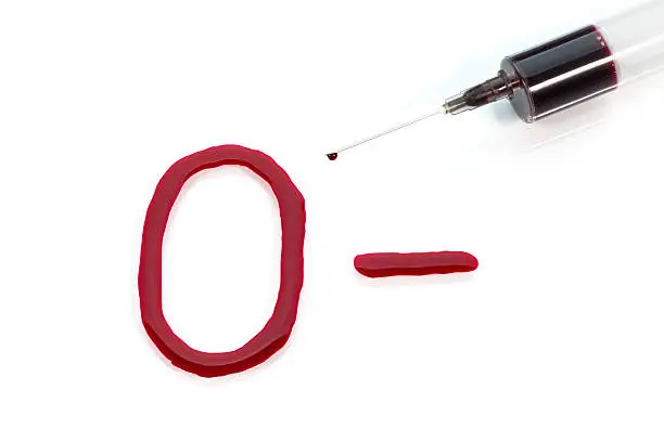 Photo of 0- blood group