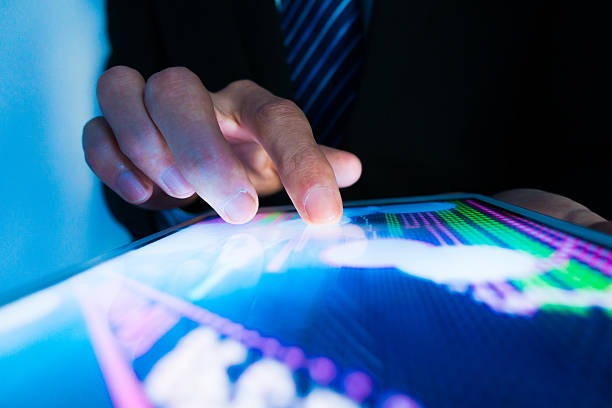 istock Stock market graph 505722340