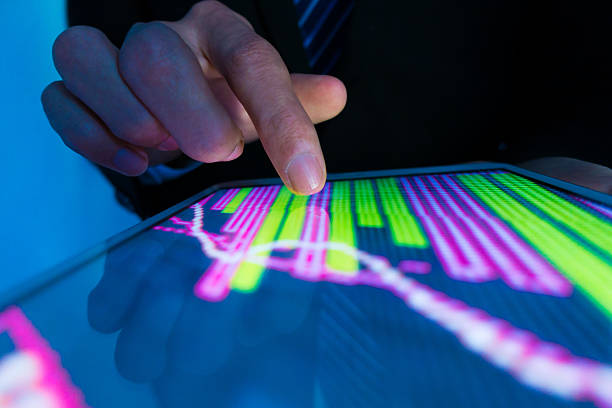 istock Stock market graph 505722582