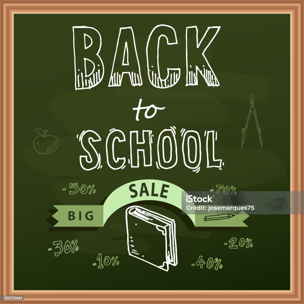 Back to School Back to School, vector. Advertisement stock vector