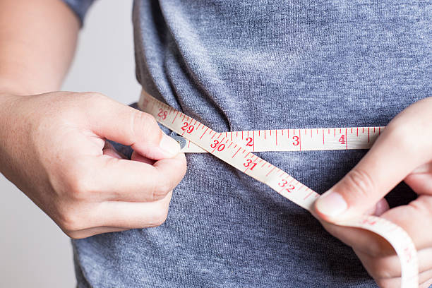 istock Woman Checking Waistline 505722774