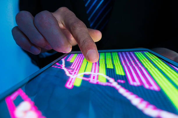 istock Stock market graph 505722782