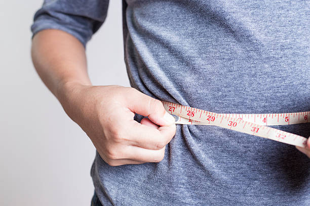 istock Woman Checking Waistline 505722820