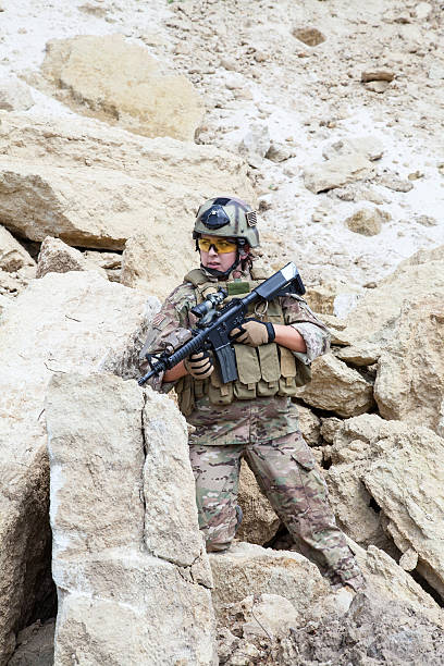 istock Female Navy SEAL 505723404