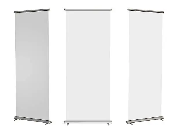 Photo of Blank roll-up banner