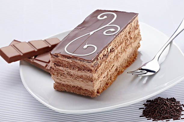 istock cream chocolate cake sweet food 505725163