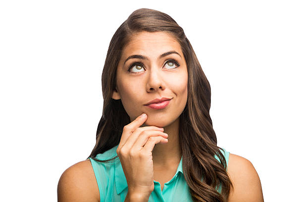 istock Thoughtful young latin woman 505726177