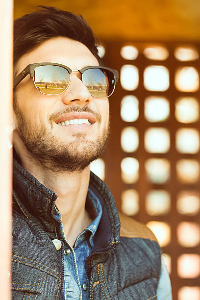 istock Fashionable young man with sunglasses 505727007