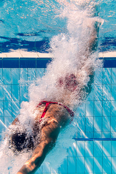 istock Diving into the swimming pool 505727021