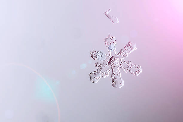 istock real natural bright snowflake on glass macro photo 505749988