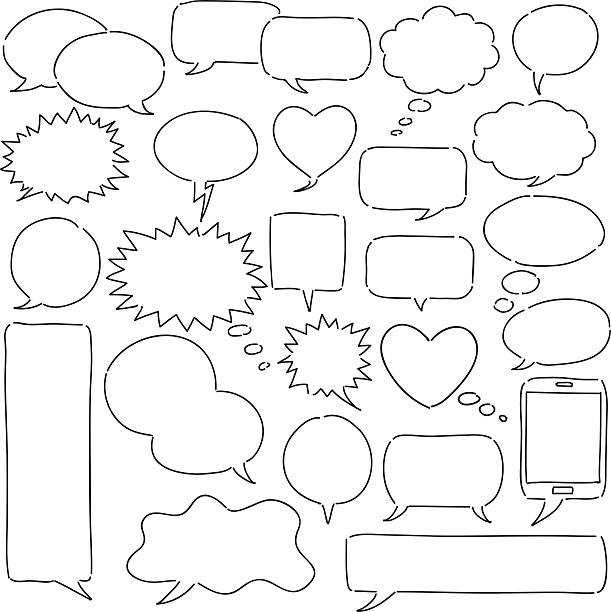 ilustrações, clipart, desenhos animados e ícones de conjunto de bolhas - thinking thought bubble thought cloud clip art