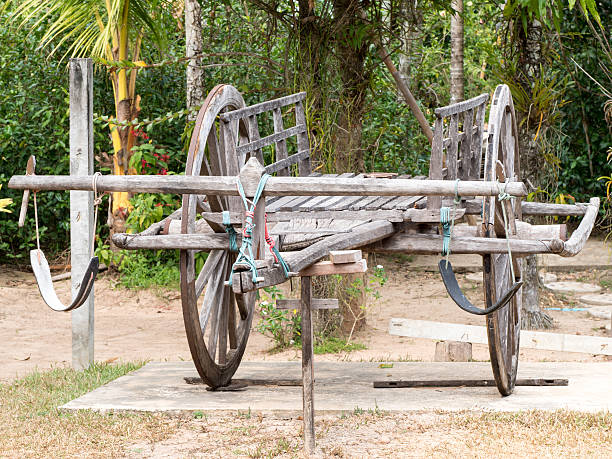 istock Thai Vintage Wooden Cart 505751326