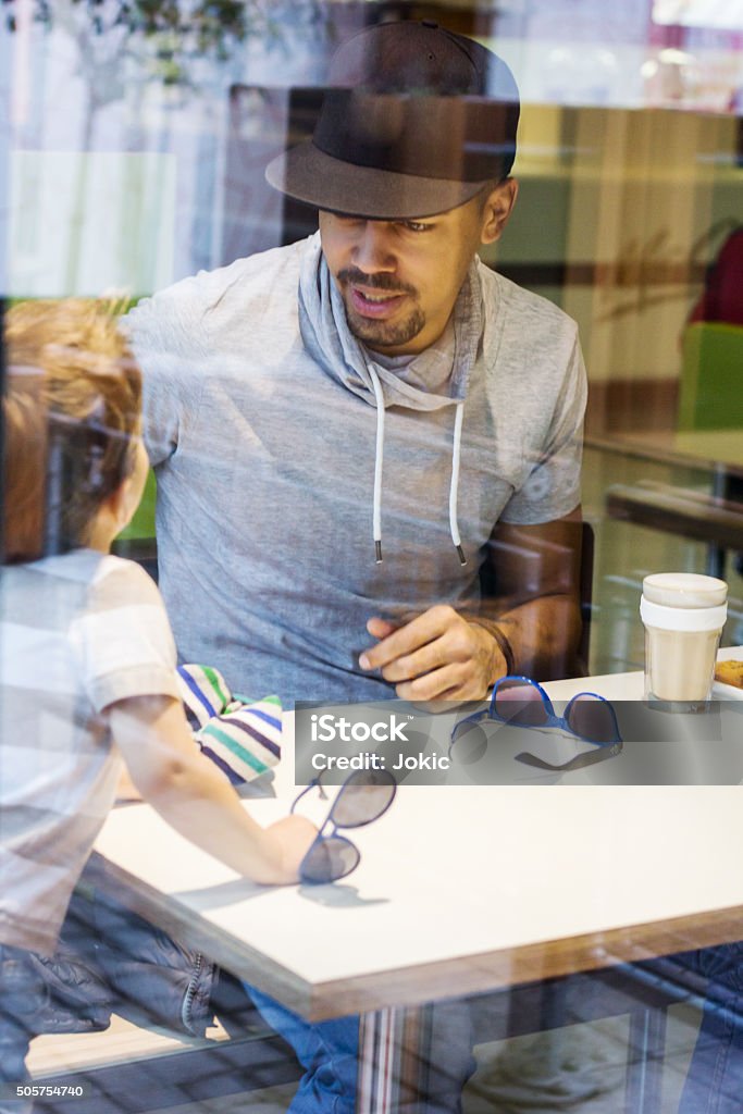 Relationship between father and son. Precious family moments. Child Stock Photo