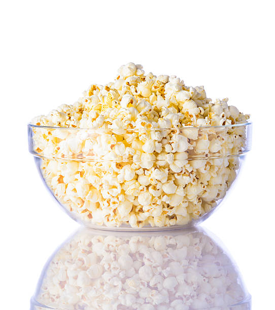 istock Bowl of Popcorn on white Background 505755856