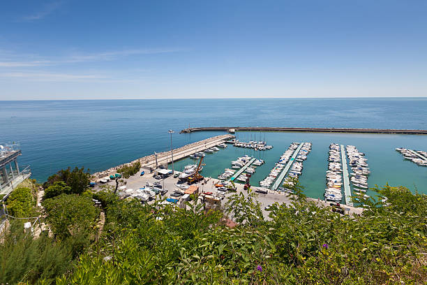 boats in the Marina of Numana, province of Ancona