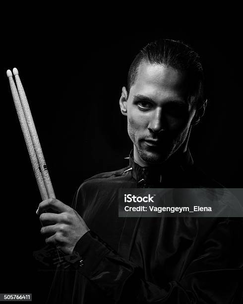 Drummer Stock Photo - Download Image Now - Men, Rock Music, Activity