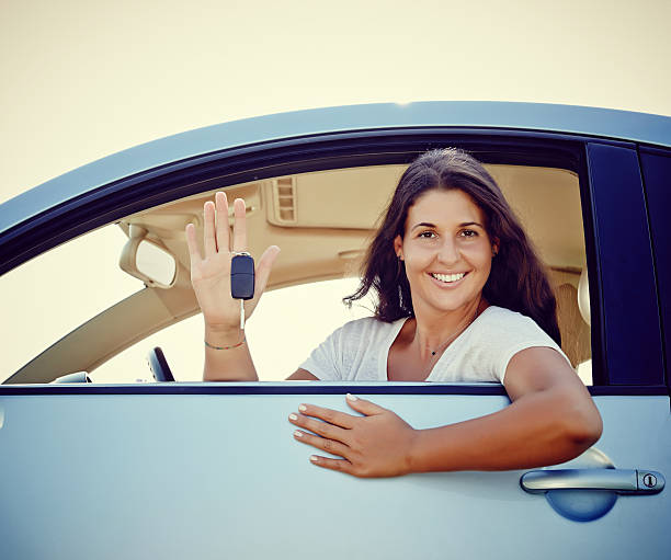 istock Young car woman 505768793