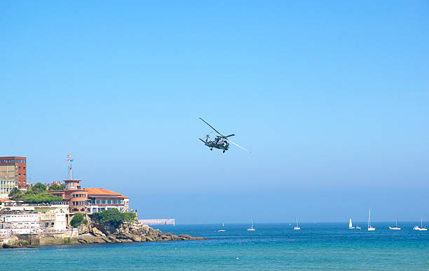 istock Helicopter in Gijon 505769025