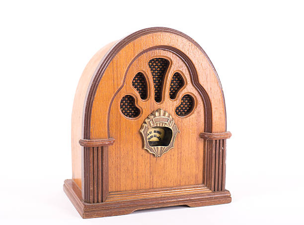 istock retro radio on isolated white background 505769519