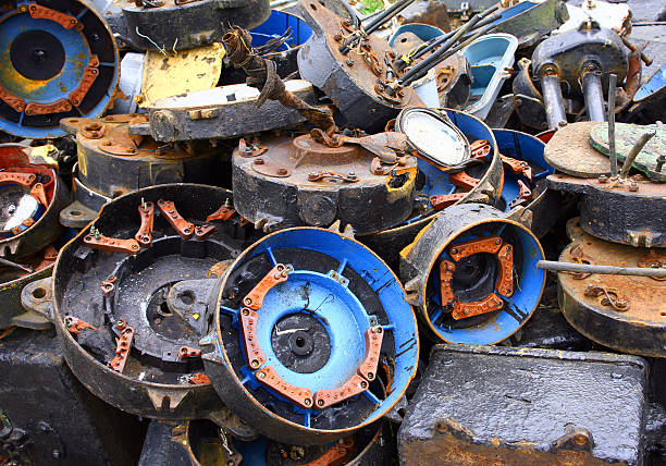 istock SCRAP METAL. USED PARTS 505771197