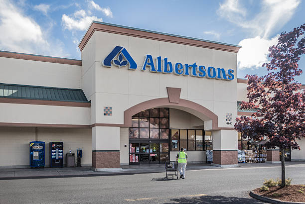 Albertsons Grocery Store stock photo