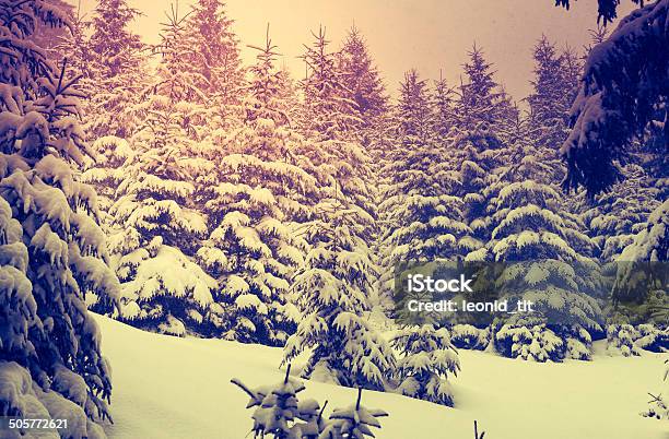 Wonderful Winter Landscape Stock Photo - Download Image Now - Atmospheric Mood, Austria, Backgrounds