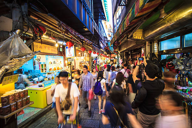 istock The seaside mountain town scenery in Jiufen 505772725