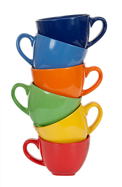 istock Pile of tea cups 505773248