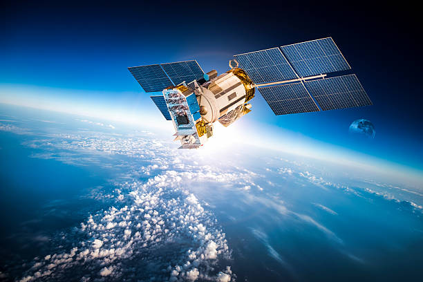 istock Space satellite over the planet earth 505774194