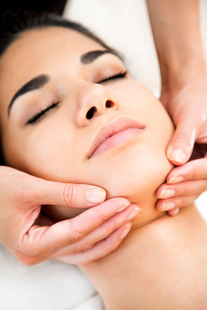 istock Pretty young woman having a massage 505774315