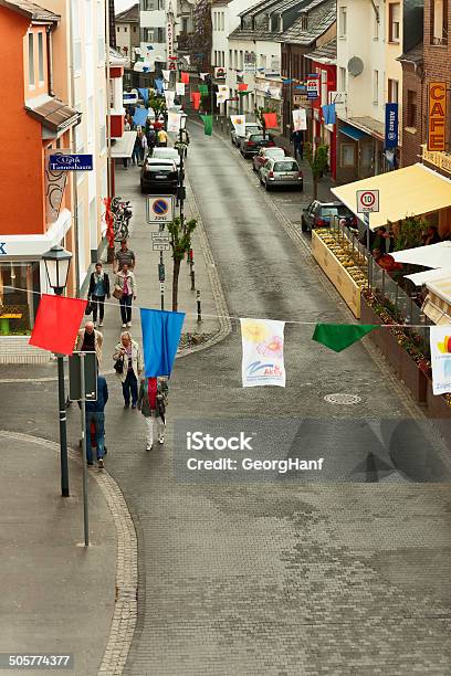 Smal Street Muensterstraße In Zuelpich Stock Photo - Download Image Now - Active Seniors, Adult, Architecture