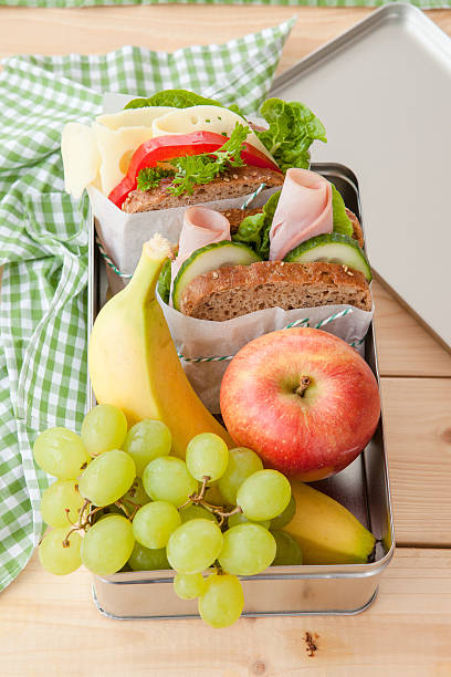 istock Lunch box with sandwiches 505775722