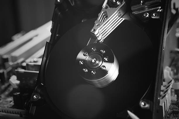 istock close up of hard disk with abstract reflection 505775738