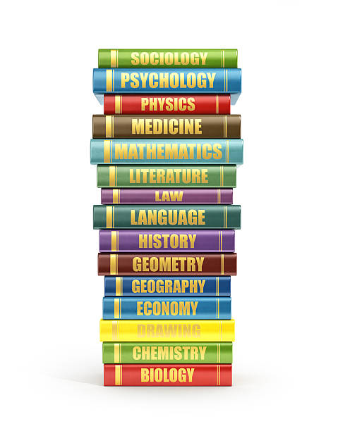 istock Render of stack old colorful school books 505775810