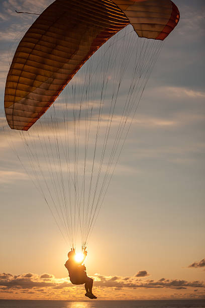 istock Paragliding over the sea 505777198