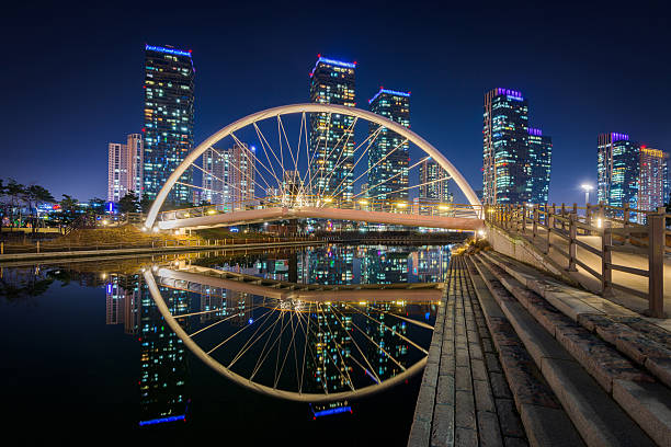 istock Centralpark at Night Incheon, South Korea. 505778318