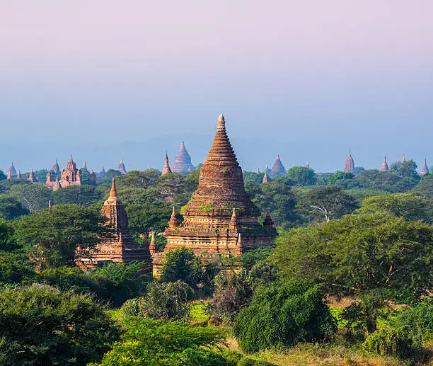 Photo of The pagoda of Bagan, Myanmar