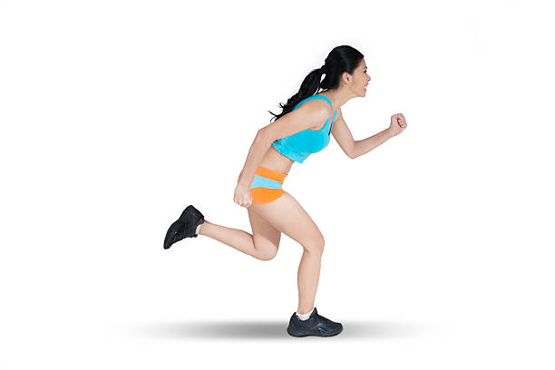 istock Female Runner in Sportswear Jogging 505780076