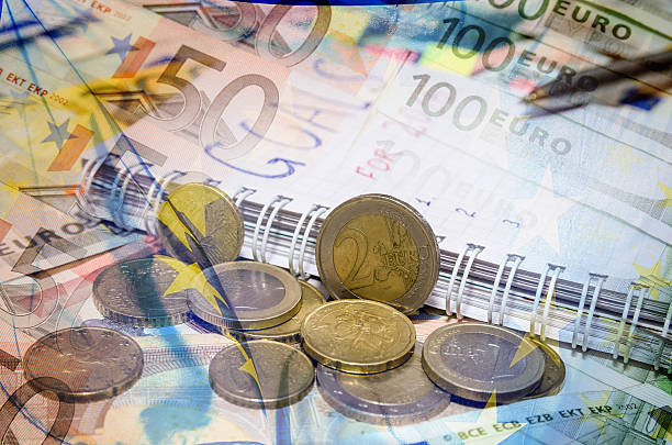istock New years resolutions save money. euro background 505782088