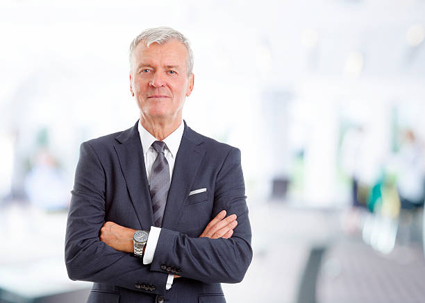 istock Senior businessman portrait 505782556